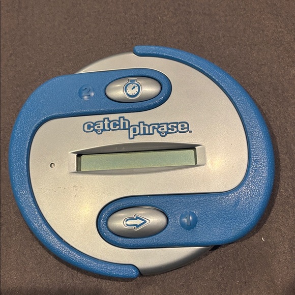 Iconic Early 2000 Hasbro Catch Phrase Electronic Game - Blue and Gray